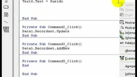conexion bases de datos visual basic 6.0 y access Parte 2