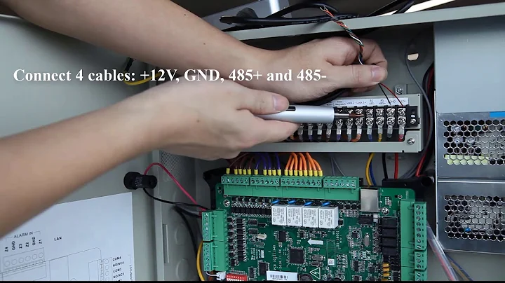 How to Connect Reader to DS K26 G Series Access Controller by RS 485