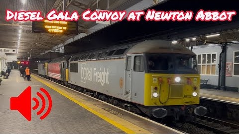 DCRail 56103 powers out of Newton Abbot Station with 47715 & 56045 - 07/11/25 #class56 #dieseltrain 