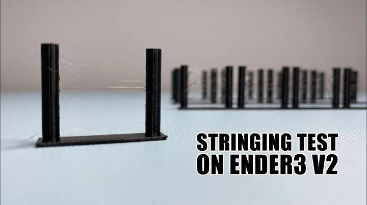 3D Printer Stringing Test: Ender 3 V2 Troubleshooting