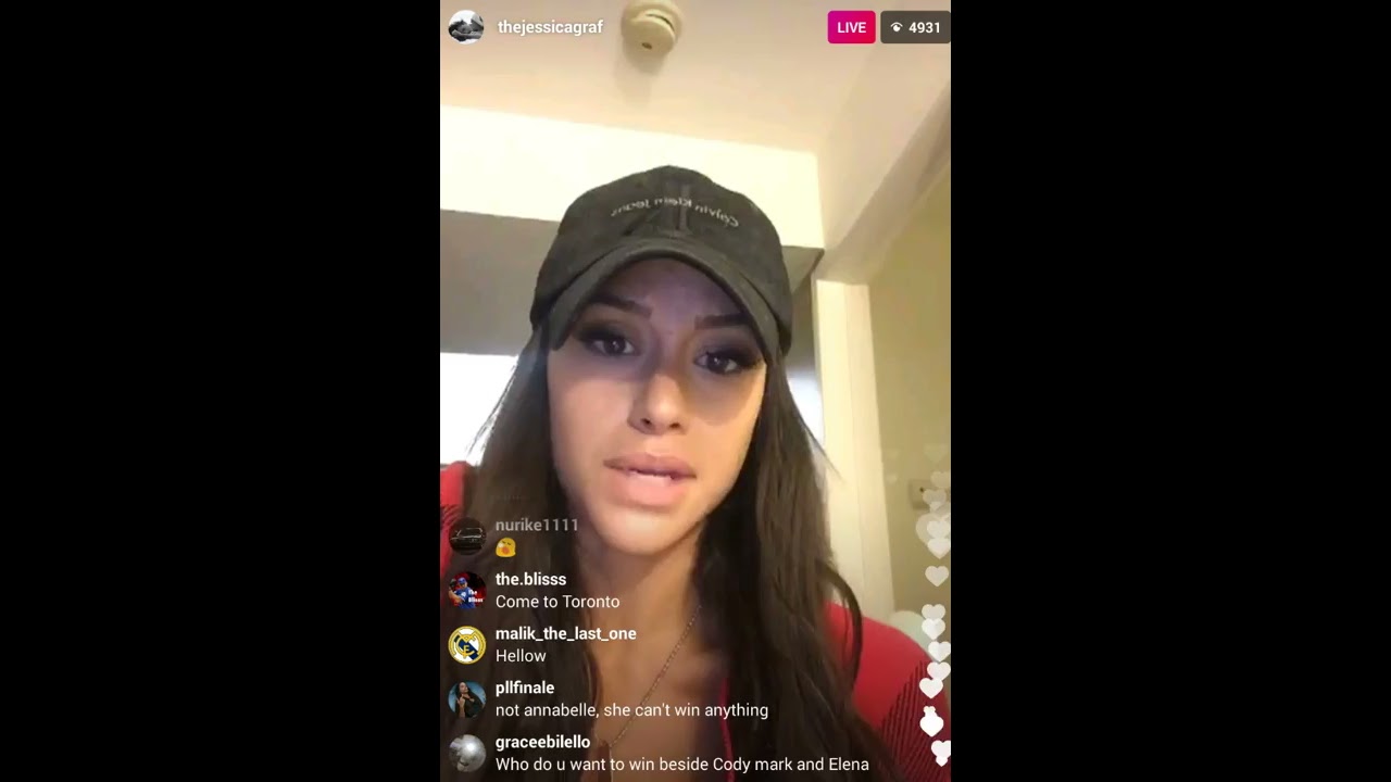 Big Brother 19 Jessica Graf Instagram Live talking about ...