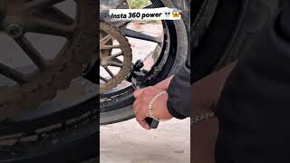 Insta 360 Power 😱💀 #bike #shorts #short #trending #funny #biker #rider #video #stuntrabbibhai