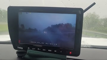 Review Yakry RV Backup Camera Wireless HD 1080P with 7 Inch Touch Key DVR Monitor for RVs,Campers