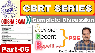 CBRT Question Discussion|RRR Series for OSSC|Video-05 |GA CA New  Discussion Revision|Mostly Asked