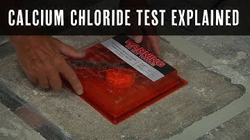 How to Test Your Concrete Subfloor for Moisture - (Calcium Chloride Test)