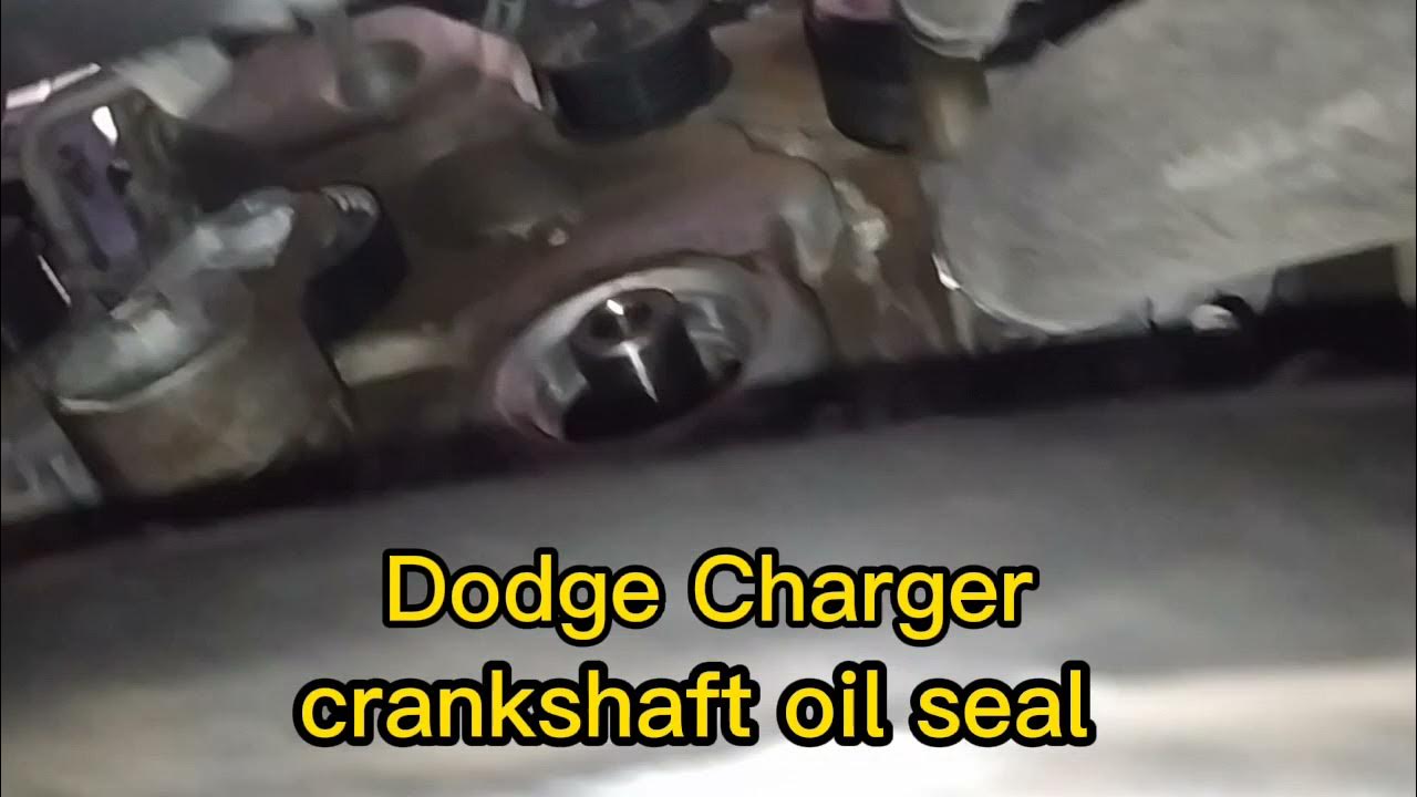 Dodge Charger crankshaft oil seal change boycabatomixvlogs YouTube