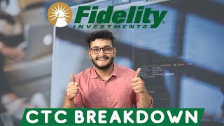 Fidelity Investment Fresher CTC Breakdown in One Minute @Fidelity #fidelity #salary #ctc #shorts