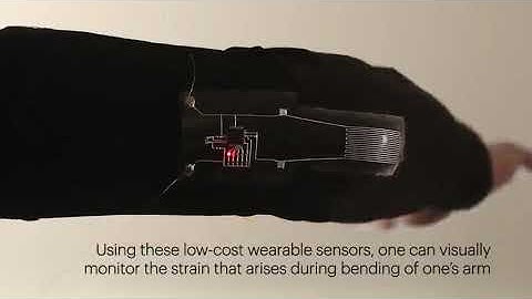 Flexible, wearable sensors made with stretchable conductive ink
