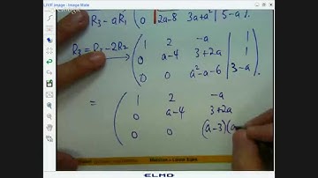 Linear systems and row reduction example