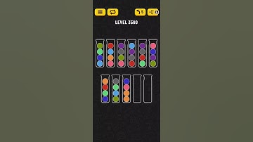 Ball Sort Puzzle Level 3560 🎯 All level without extra tube 😂 Game Walkthrough 😘