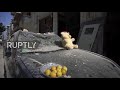Lebanon: Volunteers continue to cleanup damage in Beirut apartments after blasts