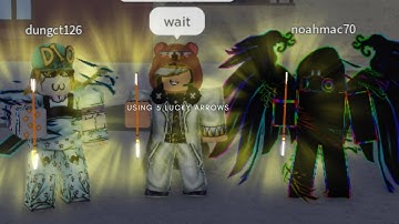 [YBA] USING 5 LUCKY ARROWS