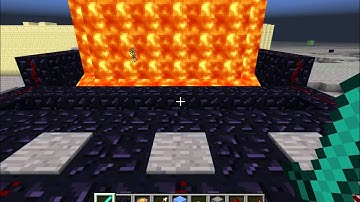 Minecraft: Flaming Arrow Dispenser (Test)