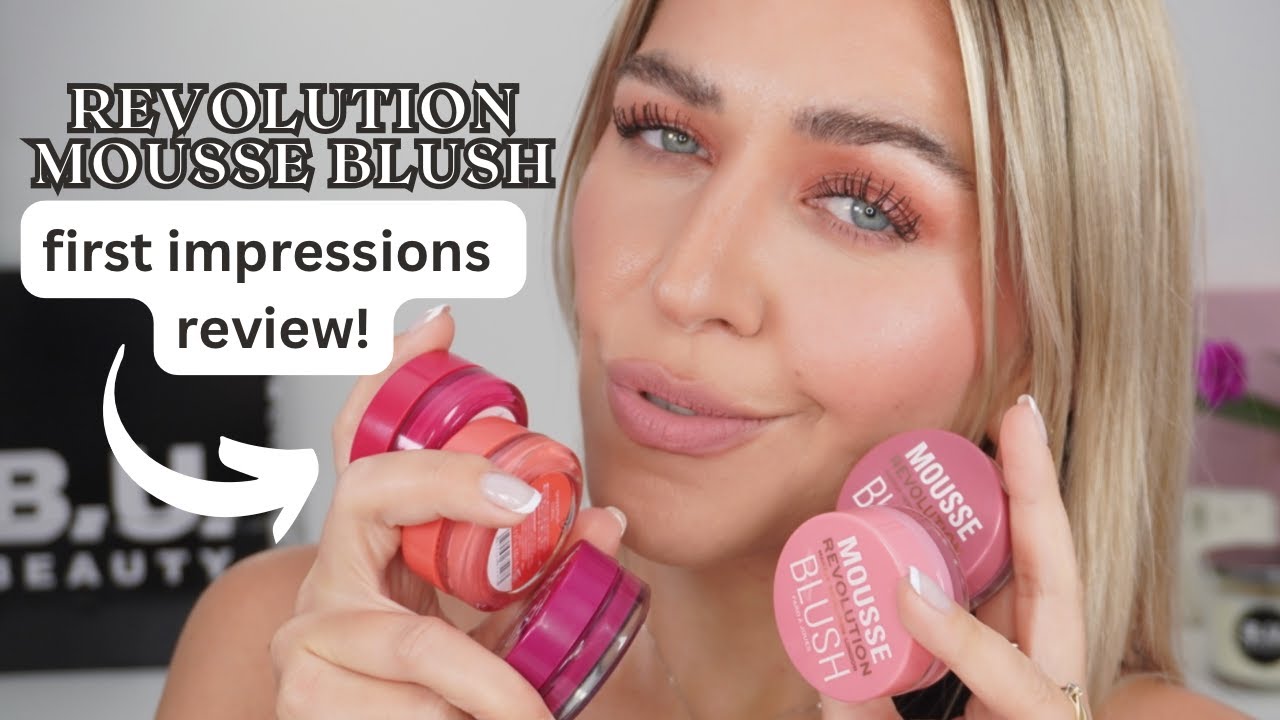 Revolution mousse blush first impressions review 