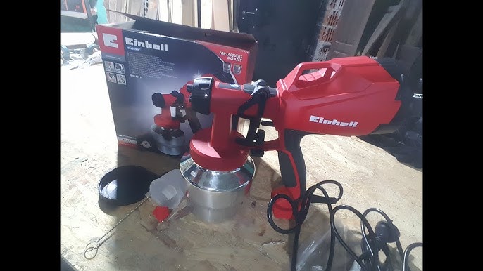 Einhell Electric Spray Paint System TC-SY 500 P - Unboxing & Test #einhell  #unboxing #painting - YouTube