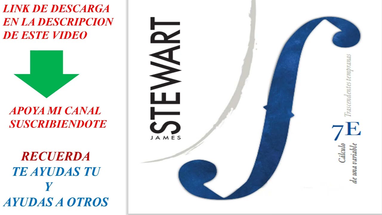 CALCULO DE UNA VARIABLE - STEWART 7MA ED. (Libro mas solucionario