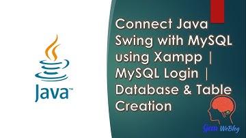 Java Swing GUI Part #7: Connect Java Swing with MySQL using XAMPP without IDE