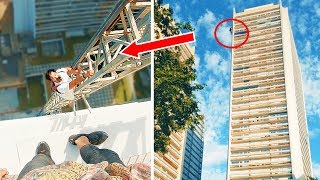 J'ESCALADE UN IMMEUBLE DE 30 ÉTAGES !! Je galère...