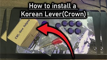 How to install a Korean Lever(Crown) (Qanba Obsidian 2)