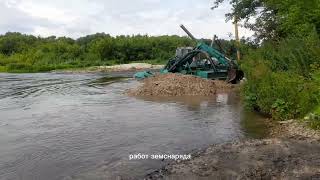 Начинаем дноуглубительные работы на реке Сосна в Липецкой области