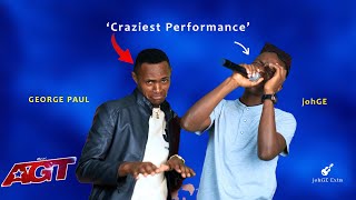 Two African Young Men Bring America's Got Talent into a STAND-STILL | George Paul x johGE