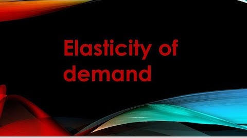 Elasticity of demand & its Types (1) (Business economics) |NTA NET/JRF commerce |Demand