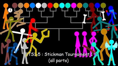 STS1-5: Stickman Tournament 1 (All Parts) (Pivot Animation)