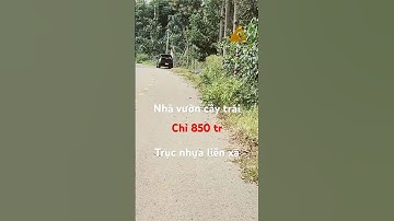 Nhà vườn cây trái mặt tiền nhựa giá chỉ 850 tr