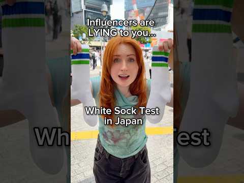 Influencers Are LYING About Japan REAL Sock Test 