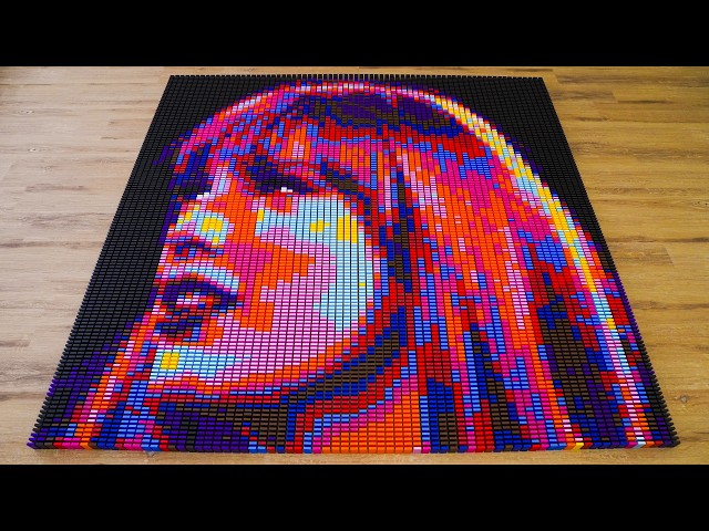 Taylor Swift in 10,000 Dominoes! (NEW RECORD)