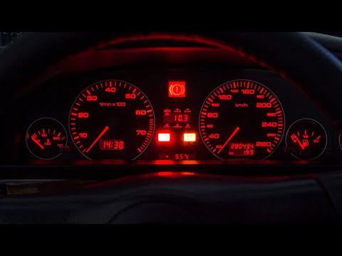 Audi 100 C4 Dashboard - Ремонт щитка приборов - Не работает подсветка и одометр