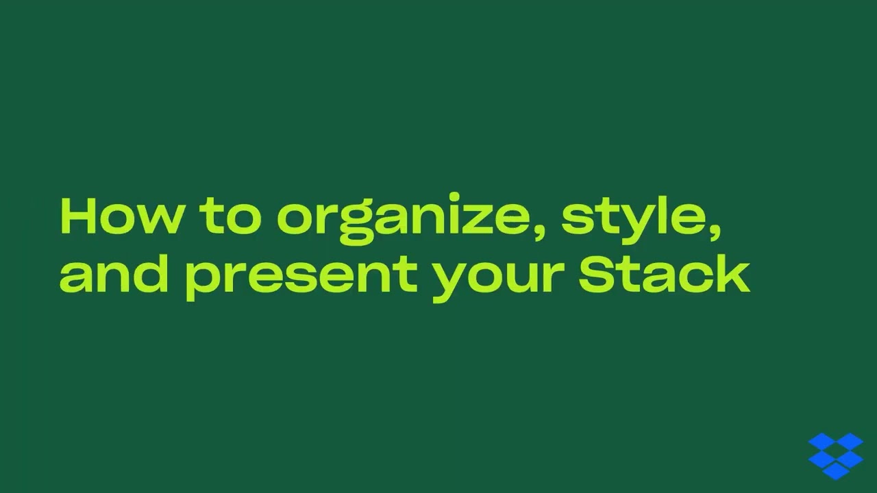 Tutorial: How to Create Stacks in Dropbox Dash | Dropbox Dash | Dropbox