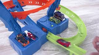 Hot Wheels Crash Spiral Track Set - Playpolis