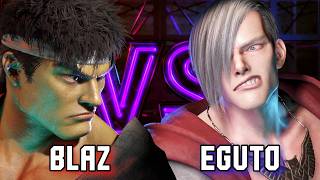 Blaz (RYU) vs Eguto (ED) - SF6 MODS