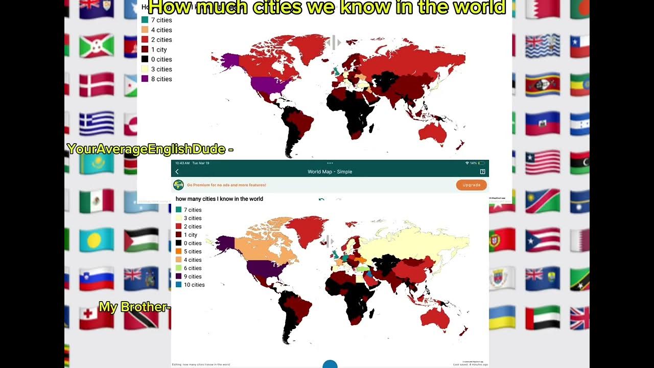 How much cities we know in the worldcountrycitymap YouTube