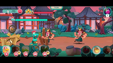 🌵Island 13 (Level 5) ⭐⭐⭐Dino Bash Travel Thru Time; Dinosaur Battle Gameplay