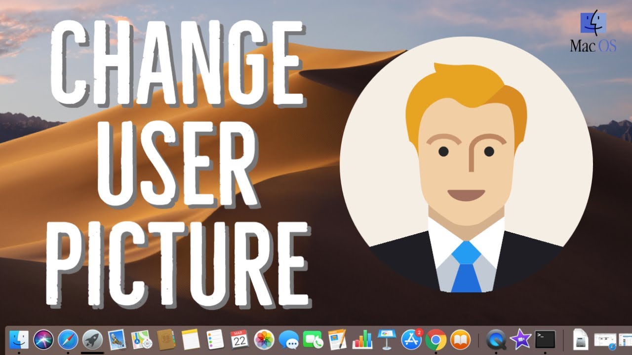 How To Change User Login Picture On Mac YouTube
