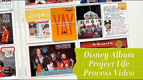 Disney Album - Hollywood Studios Project Life Proc...