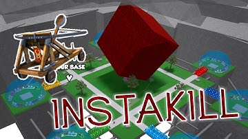 Lucky Block Battlegrounds INSTAKILL Glitch with Roman Catapult