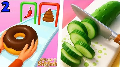 Bakery Stack VS Perfect Slices - All Levels Satisfying Walkthrough Gameplay Part 2 