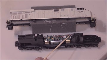 Part 1 LED Lighting for Athearn Genesis ES40DC/ES44DC with SoundTraxx Tsunami2