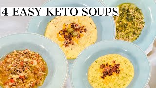 KETO SOUPS for Meal Prepping | Keto Dinner Ideas | Suz and The Crew