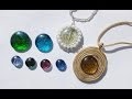 DIYСерединки для украшений своими руками \ Decorate glass pebbles \ Jewelry handmade