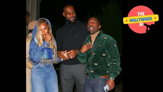 LEBRON AND HIS WIFE SAVANNAH JAMES WERE SEEN LEAVING LEO DICAPRIO 48TH BIRTHDAY PARTY!!!