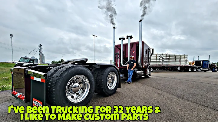 The Only 1995 Freightliner Cabover With Custom Exh...