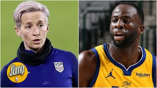 Reaction to Draymond Green's response to Megan Rapinoe | The Jump