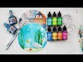 Message in a Bottle - Easy Alcohol Ink Painting Tutorial