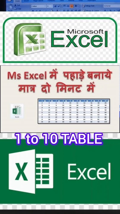 how-to-make-table-in-excel-sheet-shortvideo-excel-table-ytshorts