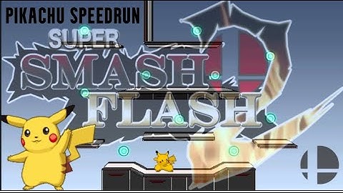 Super Smash Flash 2 - Target Smash Level 1 (Pikachu) - Speedrun 9s 960ms