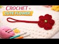 Beginners Are Loving This Crochet Flower Bookmark 🌸 (So Easy!)